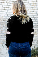 Graphic Leopard Patch Sweatshirt king-general-store-5710.myshopify.com