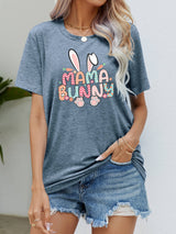 MAMA BUNNY Easter Graphic Short Sleeve Tee king-general-store-5710.myshopify.com