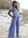 Short Sleeve T-Shirt and Wide Leg Pants Set king-general-store-5710.myshopify.com