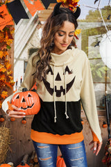 Long Sleeve Jack-O'-Lantern Graphic Sweatshirt king-general-store-5710.myshopify.com