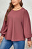 Plus Size Round Neck Puff Sleeve Top king-general-store-5710.myshopify.com