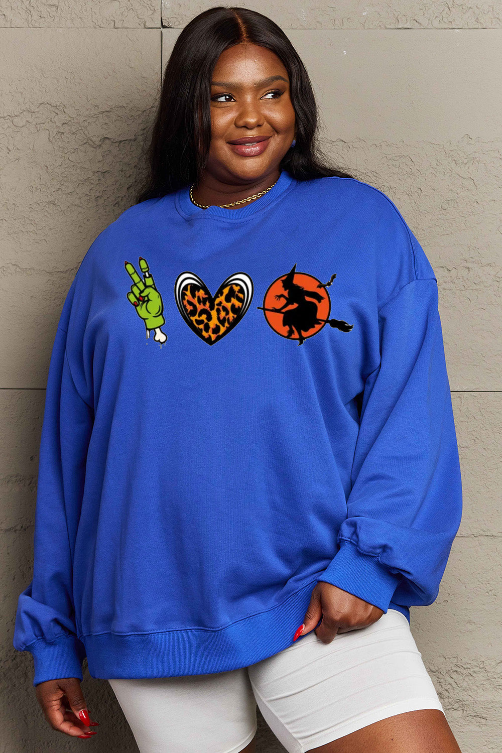 Simply Love Full Size Drop Shoulder Graphic Sweatshirt king-general-store-5710.myshopify.com