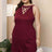 Plus Size Cutout Round Neck Sleeveless Dress king-general-store-5710.myshopify.com