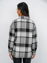 Plaid Button-Down Jacket king-general-store-5710.myshopify.com