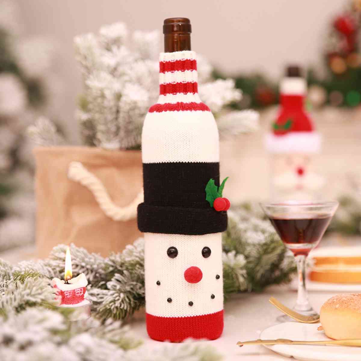 Christmas Wine Bottle Cover king-general-store-5710.myshopify.com