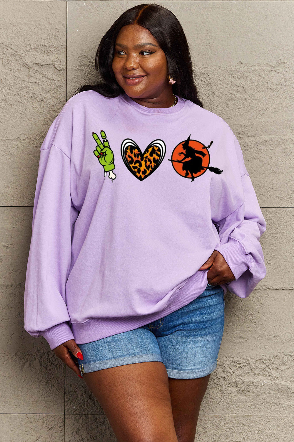 Simply Love Full Size Drop Shoulder Graphic Sweatshirt king-general-store-5710.myshopify.com