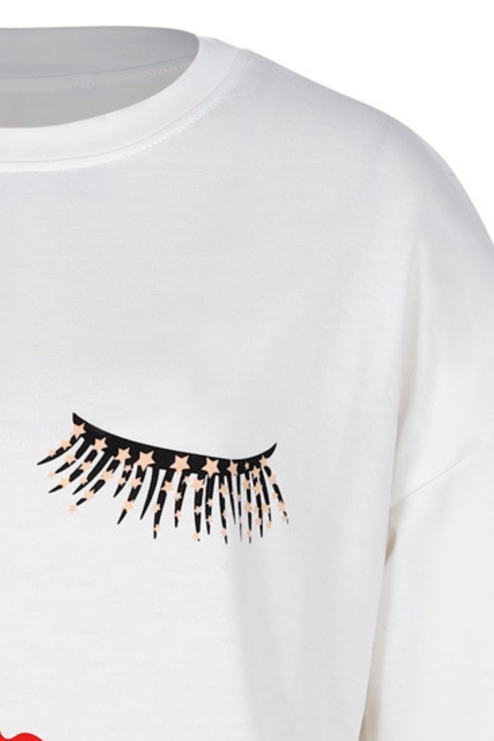 Graphic Dropped Shoulder Round Neck Sweatshirt king-general-store-5710.myshopify.com