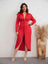 Plus Size Plunge Ruched Slit Dress king-general-store-5710.myshopify.com