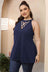 Plus Size Halter Neck Cutout Sleeveless Dress king-general-store-5710.myshopify.com