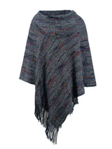 Fringe Hem Hooded Poncho king-general-store-5710.myshopify.com