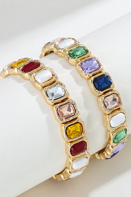 Glass Stone Alloy Bracelet king-general-store-5710.myshopify.com