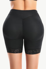 Full Size Lace Trim Lifting Pull-On Shaping Shorts king-general-store-5710.myshopify.com