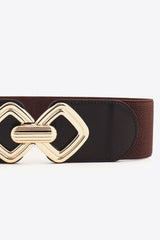 Geometric Buckle Elastic Wide Belt king-general-store-5710.myshopify.com