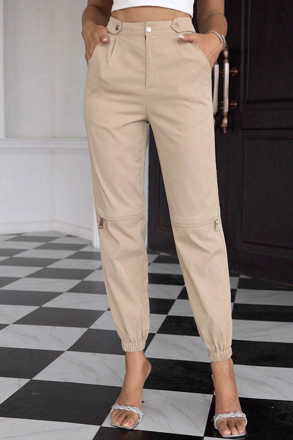 High Waist Pants with Pockets king-general-store-5710.myshopify.com