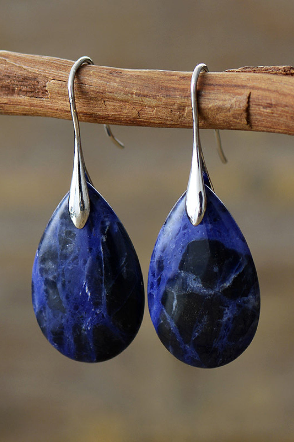 Natural Stone Teardrop Earrings king-general-store-5710.myshopify.com