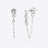 Zircon 925 Sterling Silver Chain Earrings king-general-store-5710.myshopify.com