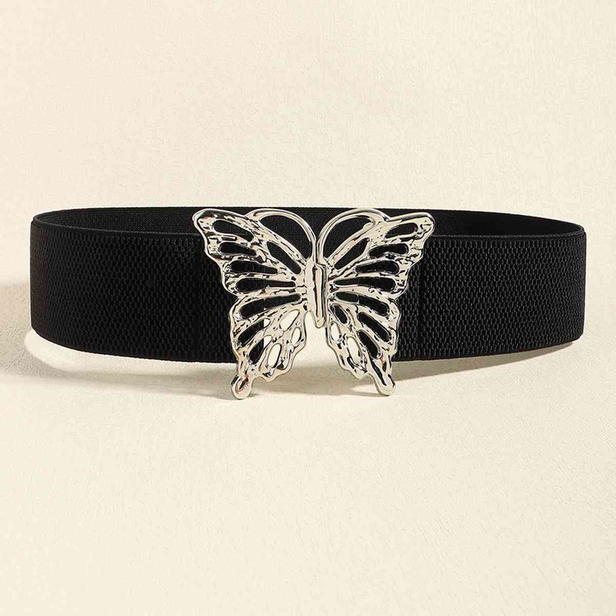 Butterfly Alloy Buckle Elastic Belt king-general-store-5710.myshopify.com