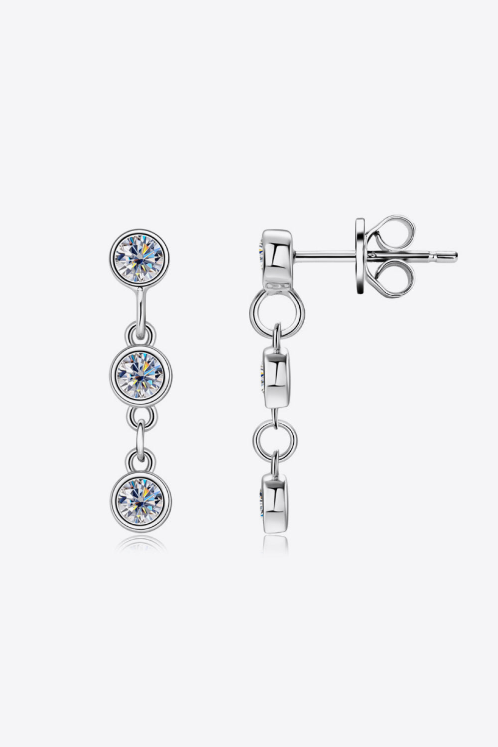 Moissanite 925 Sterling Silver Drop Earrings king-general-store-5710.myshopify.com