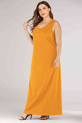 Plus Size Scoop Neck Maxi Tank Dress king-general-store-5710.myshopify.com