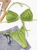 Frill Trill Halter Neck Bikini Set king-general-store-5710.myshopify.com