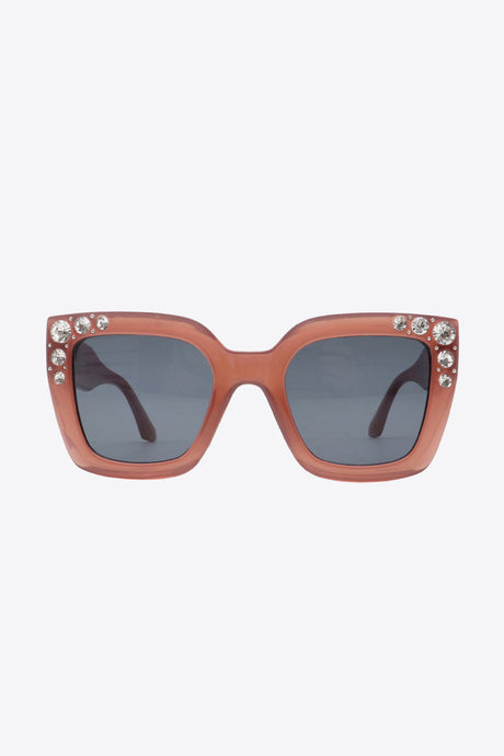 Inlaid Rhinestone Polycarbonate Sunglasses king-general-store-5710.myshopify.com