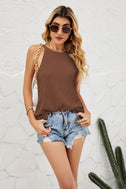 Grecian Neck Knit Tank king-general-store-5710.myshopify.com