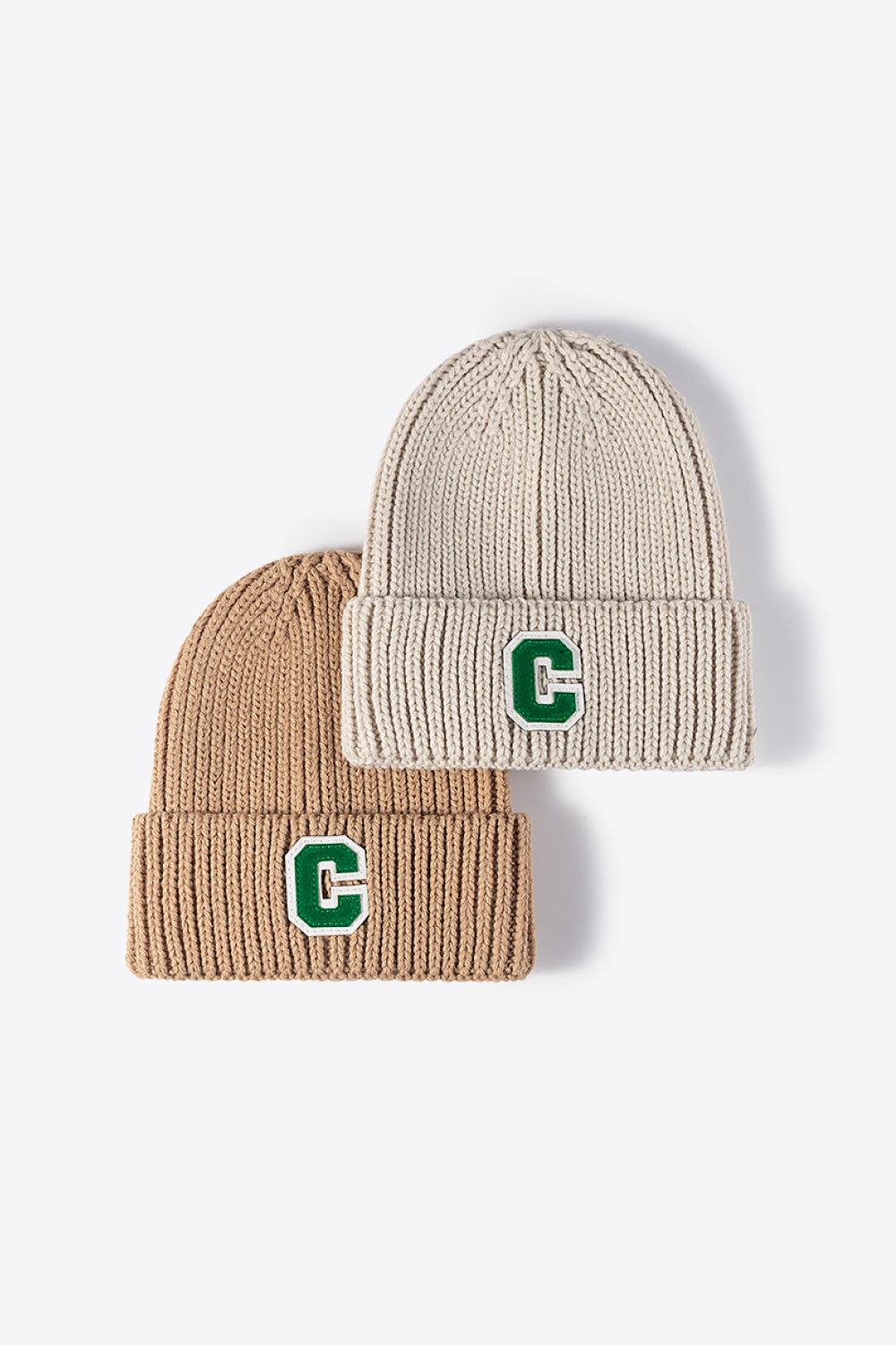 Letter C Patch Cuffed Beanie king-general-store-5710.myshopify.com