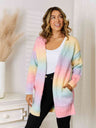 Full Size Gradient Open Front Cardigan king-general-store-5710.myshopify.com