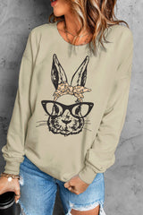 Easter Graphic Drop Shoulder Sweatshirt king-general-store-5710.myshopify.com