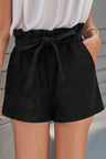 Paperbag Waist Belted Pocket Shorts king-general-store-5710.myshopify.com