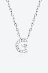 G To K Zircon 925 Sterling Silver Necklace king-general-store-5710.myshopify.com