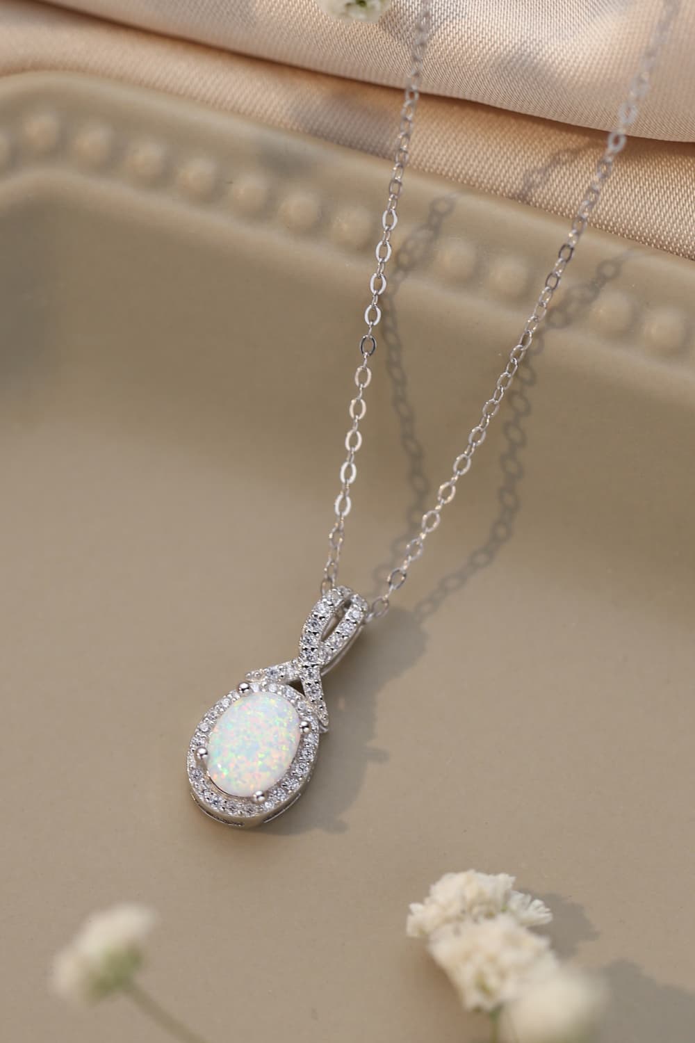 Feeling My Best Opal Pendant Necklace king-general-store-5710.myshopify.com