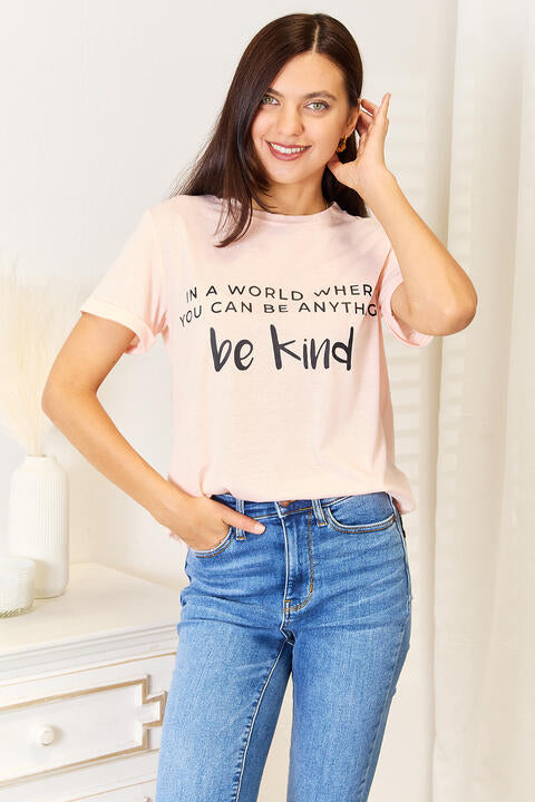 Simply Love Slogan Graphic Cuffed T-Shirt king-general-store-5710.myshopify.com