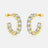 Inlaid Zircon C-Hoop Earrings king-general-store-5710.myshopify.com