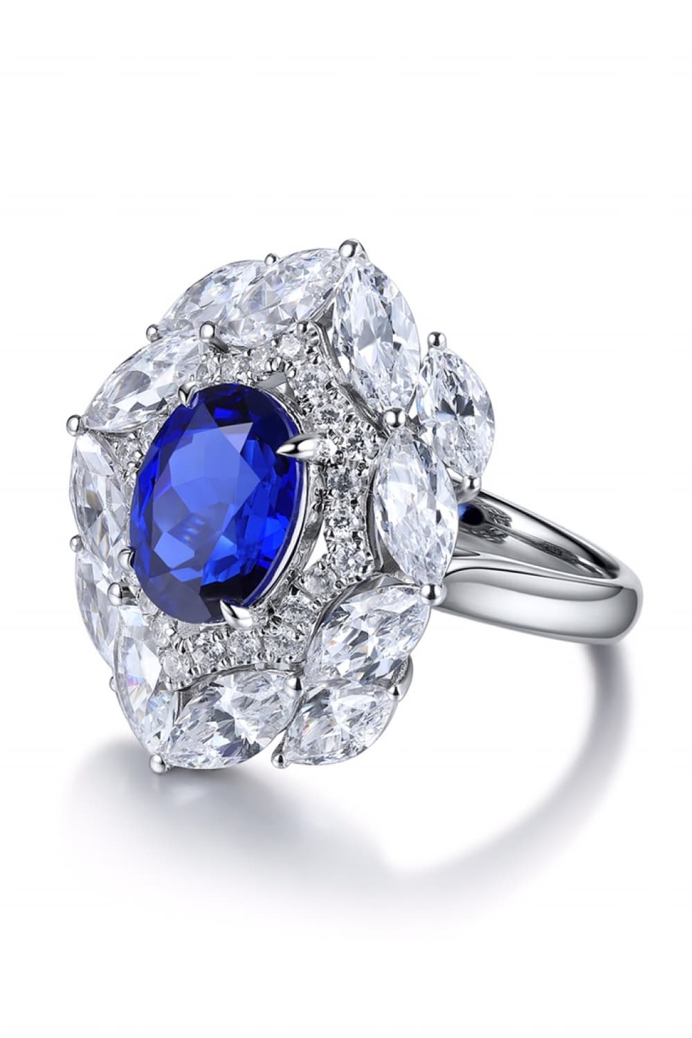 3 Carat Lab-Grown Sapphire Zircon Ring king-general-store-5710.myshopify.com