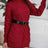 Cable-Knit Turtleneck Sweater Dress king-general-store-5710.myshopify.com