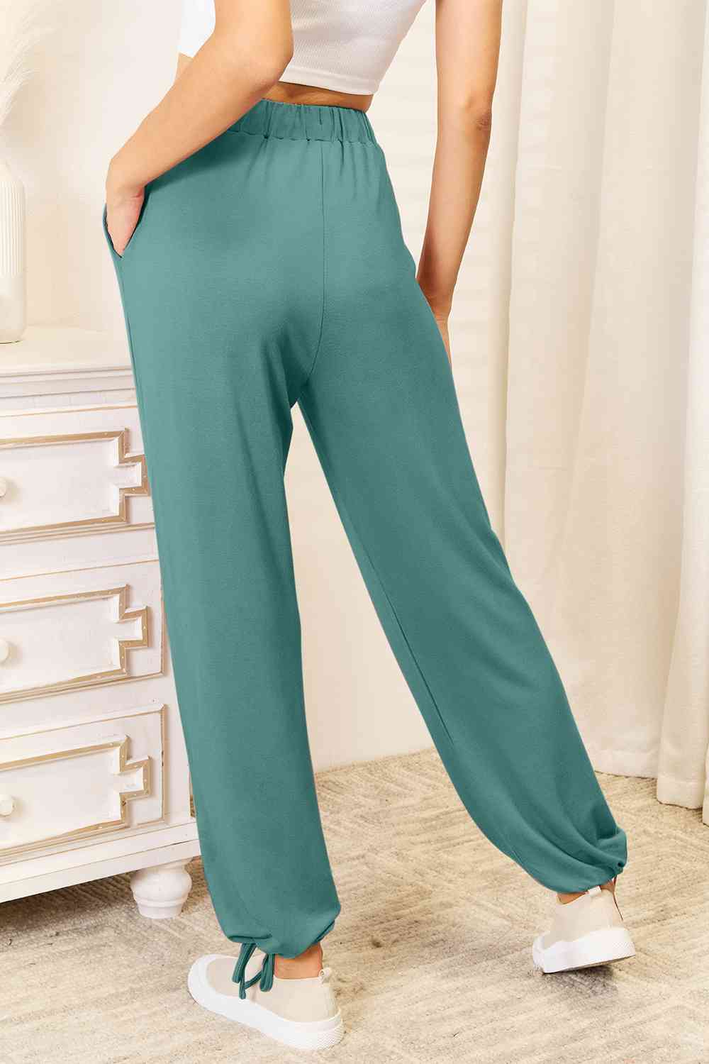 Basic Bae Full Size Soft Rayon Drawstring Waist Pants with Pockets king-general-store-5710.myshopify.com