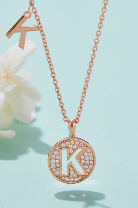Moissanite K to T Pendant Necklace king-general-store-5710.myshopify.com