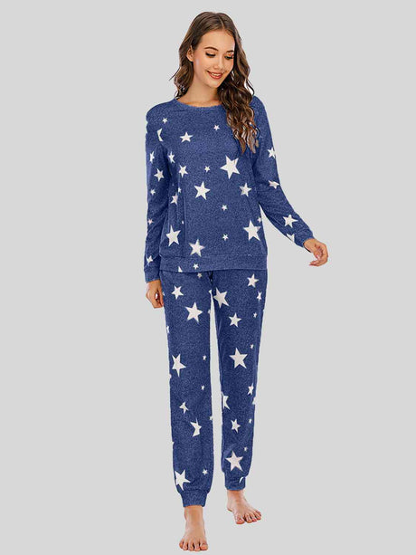 Star Top and Pants Lounge Set king-general-store-5710.myshopify.com
