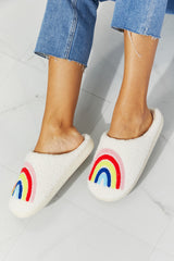 MMShoes Rainbow Plush Slipper king-general-store-5710.myshopify.com