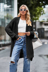 Open Front Dropped Shoulder Longline Cardigan king-general-store-5710.myshopify.com