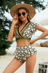 Printed Flutter Sleeve Ruffled Two-Piece Swimsuit king-general-store-5710.myshopify.com