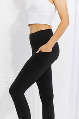 Leggings Depot Full Size Strengthen and Lengthen Reflective Dot Active Leggings king-general-store-5710.myshopify.com