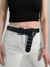 Grommet PU Leather Belt king-general-store-5710.myshopify.com