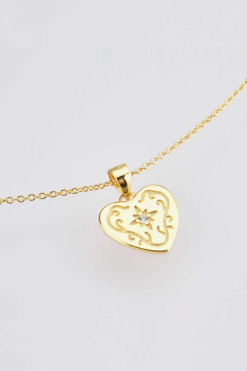 Heart Pendant 925 Sterling Silver Necklace king-general-store-5710.myshopify.com