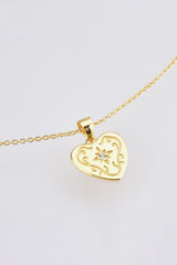 Heart Pendant 925 Sterling Silver Necklace king-general-store-5710.myshopify.com