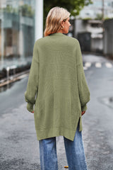 Open Front Dropped Shoulder Longline Cardigan king-general-store-5710.myshopify.com