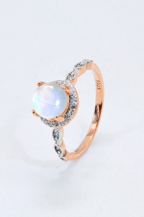Round Moonstone Ring king-general-store-5710.myshopify.com