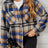 Plaid Pocketed Button Down Shacket king-general-store-5710.myshopify.com