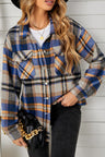 Plaid Pocketed Button Down Shacket king-general-store-5710.myshopify.com